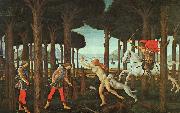 The Story of Nastagio degli Onesti (first episode) ghj Botticelli